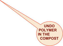 UNDO POLYMER IN THE COMPOST